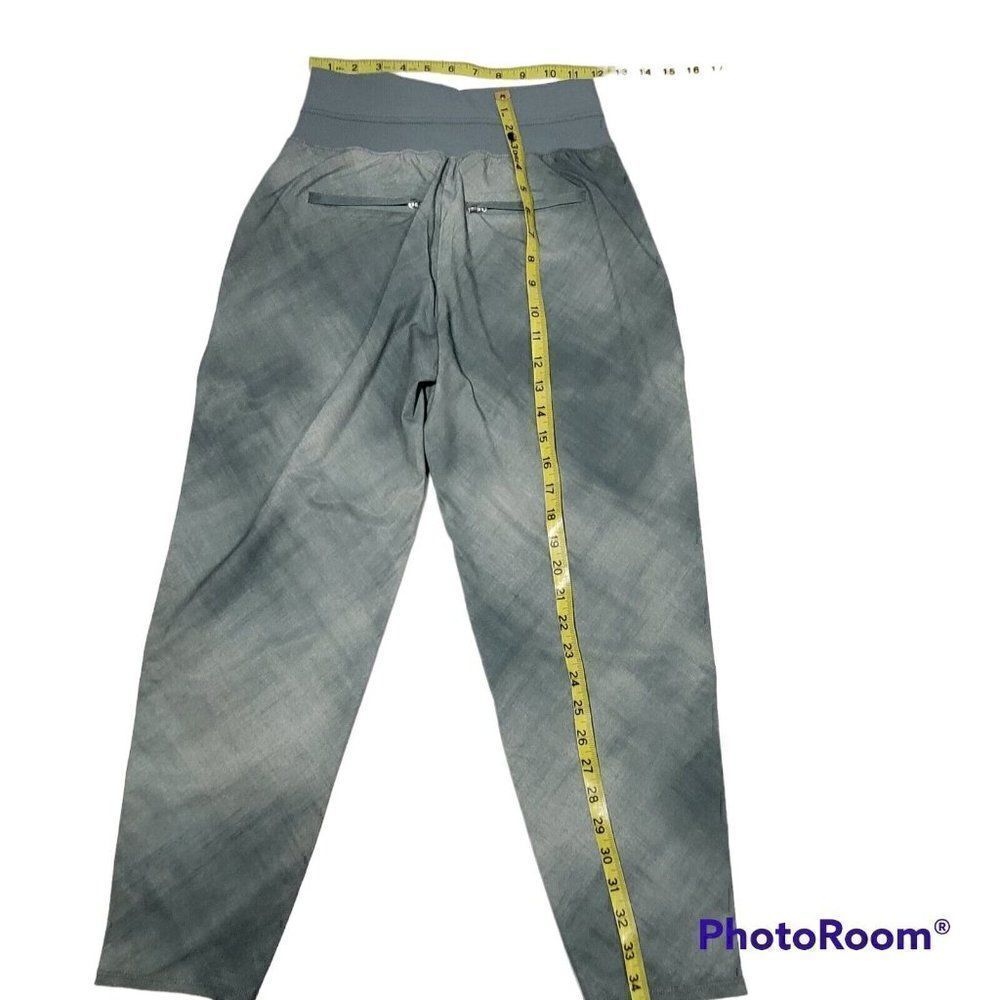 Athleta Crop Pants Womens Sz 2 Nolita Slim Tapered Athleisure Minimalistic Grey - Picture 16 of 16
